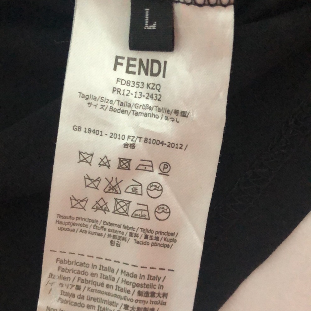 New FENDI monster eyes Tee shirt - Picture 8 of 9